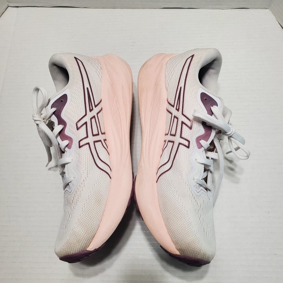 Women's ASICS Gel-Pulse 15 FlyteFoam Running Shoes White Pink Purple Size 8.5 - Picture 6 of 8